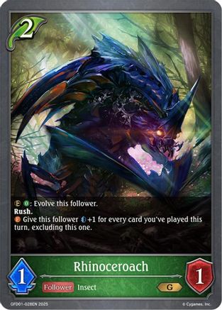 Rhinoceroach