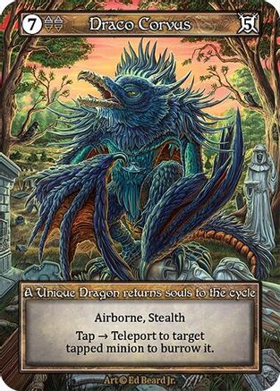 Draco Corvus (Foil) - Dragonlord Foil