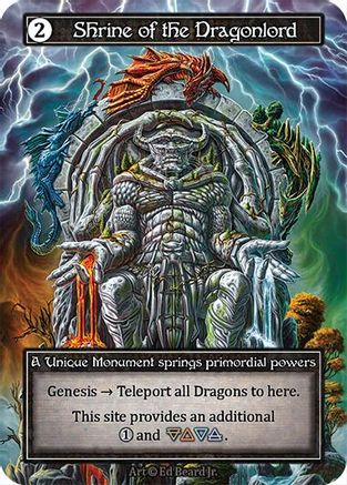 Shrine of the Dragonlord (Foil) - Dragonlord Foil