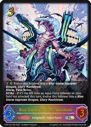 Blue Storm Dragon, Maelstrom (SL)