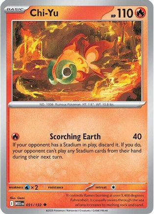 Chi-Yu 031 ME01 Mega Evolution - Uncommon