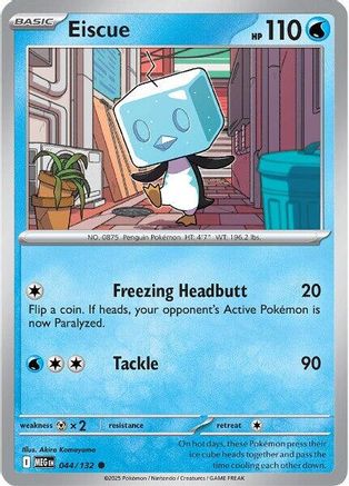 Eiscue 044 - Reverse Holofoil ME01 Mega Evolution - Common