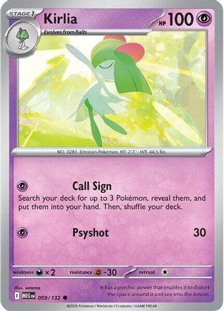 Kirlia 059 ME01 Mega Evolution - Common
