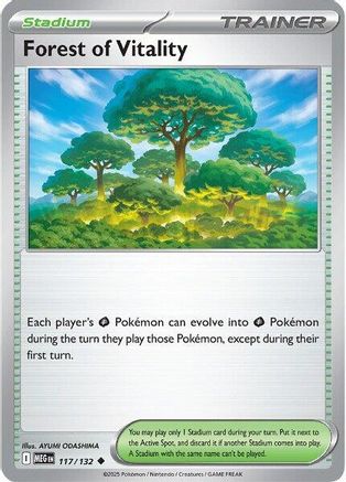 Forest of Vitality 117 - Reverse Holofoil ME01 Mega Evolution - Uncommon