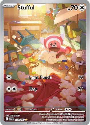 Stufful 154/132 - Holofoil ME01 Mega Evolution - Shiny Rare