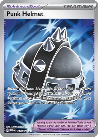 Punk Helmet 121/094 - Holofoil ME02 Phantasmal Flames - Ultra Rare