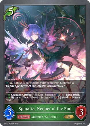 Spinaria, Keeper of the End - P01 (Foil)