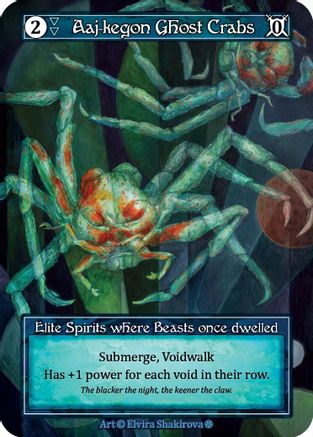 Aaj-kegon Ghost Crabs (Foil) - Gothic Foil