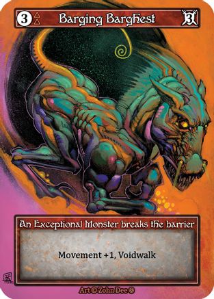 Barging Barghest (Foil) - Gothic Foil