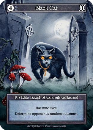 Black Cat (Foil) - Gothic Foil