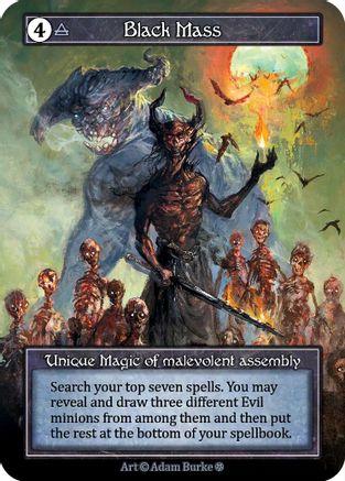 Black Mass (Foil) - Gothic Foil