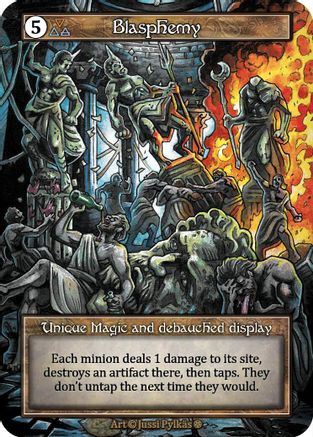 Blasphemy (Foil) - Gothic Foil