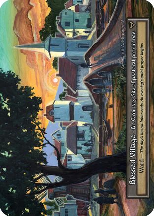 Blessed Village (Foil) - Gothic Foil