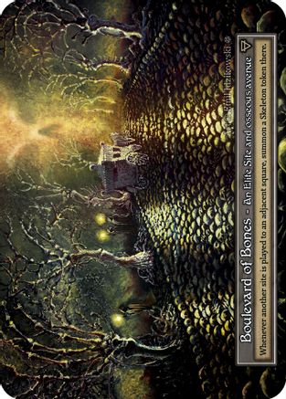 Boulevard of Bones (Foil) - Gothic Foil