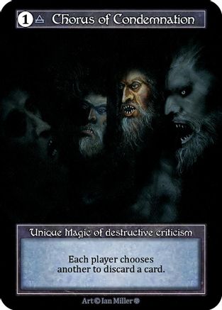 Chorus of Condemnation (Foil) - Gothic Foil