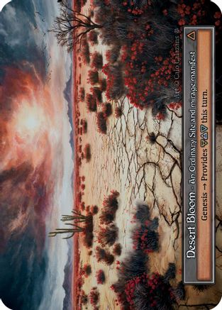 Desert Bloom (Foil) - Gothic Foil