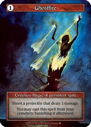 Ghostfire (Foil) - Gothic Foil