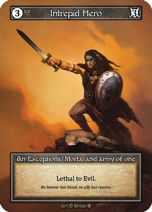 Intrepid Hero (Foil) - Gothic Foil