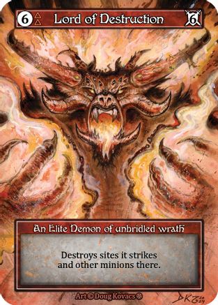 Lord of Destruction (Foil) - Gothic Foil