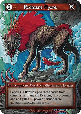 Redmane Hyena (Foil) - Gothic Foil
