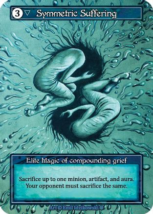 Symmetric Suffering (Foil) - Gothic Foil