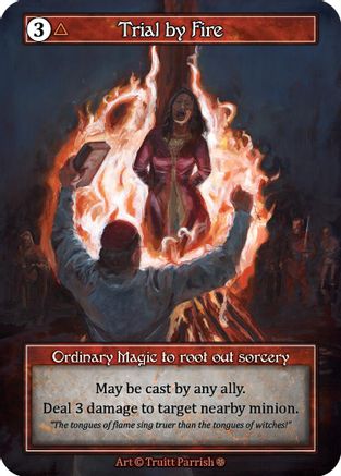 Trial by Fire (Foil) - Gothic Foil
