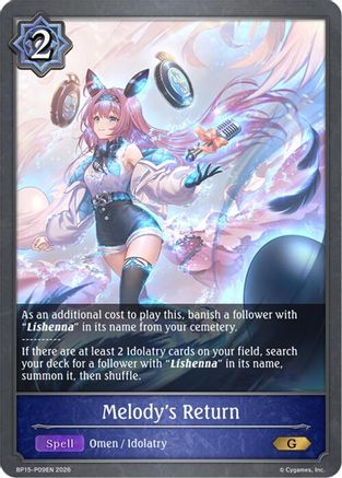 Melody's Return - P09 (Foil)