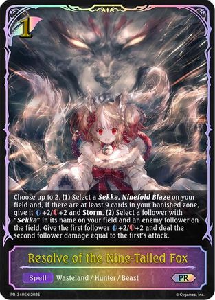 Resolve of the Nine-Tailed Fox