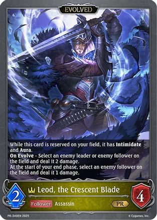 Leod, the Crescent Blade (Evolved) - PR-340EN