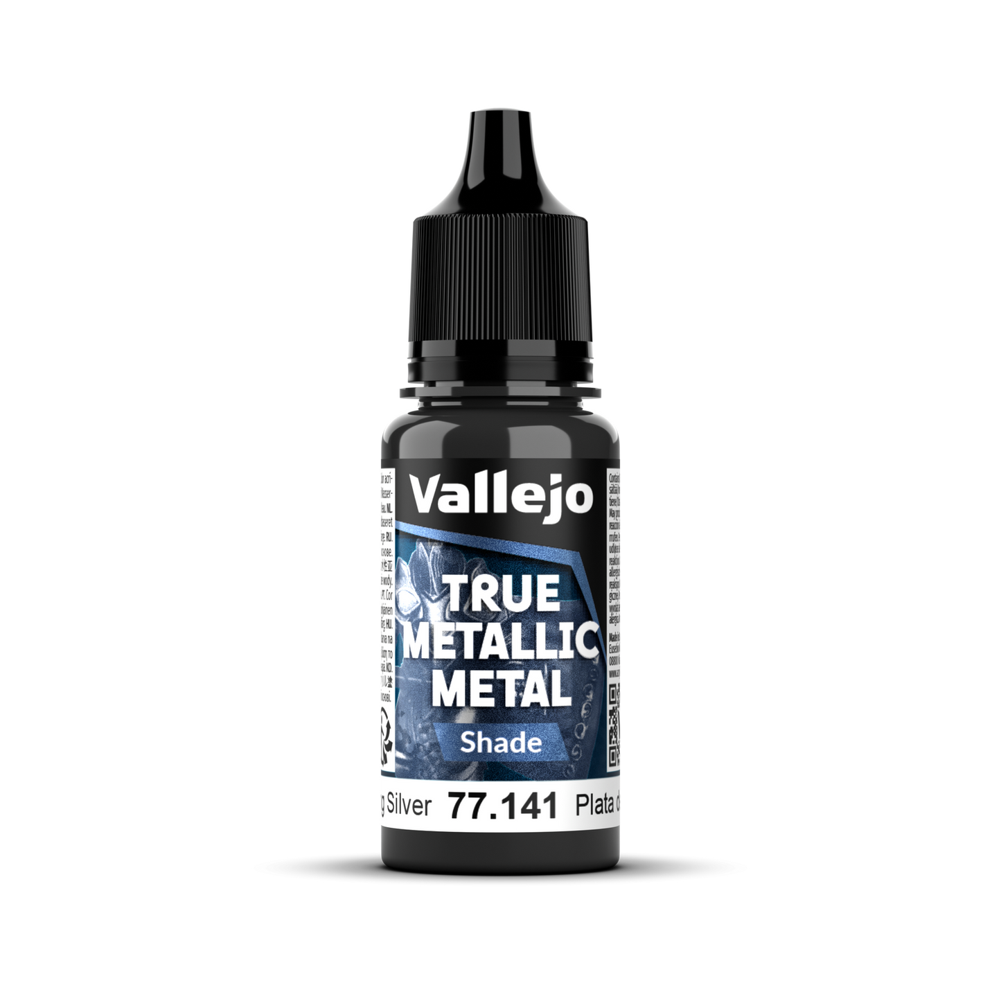 Vallejo True Metallic Metal: Shade - Sterling Silver 18 ml