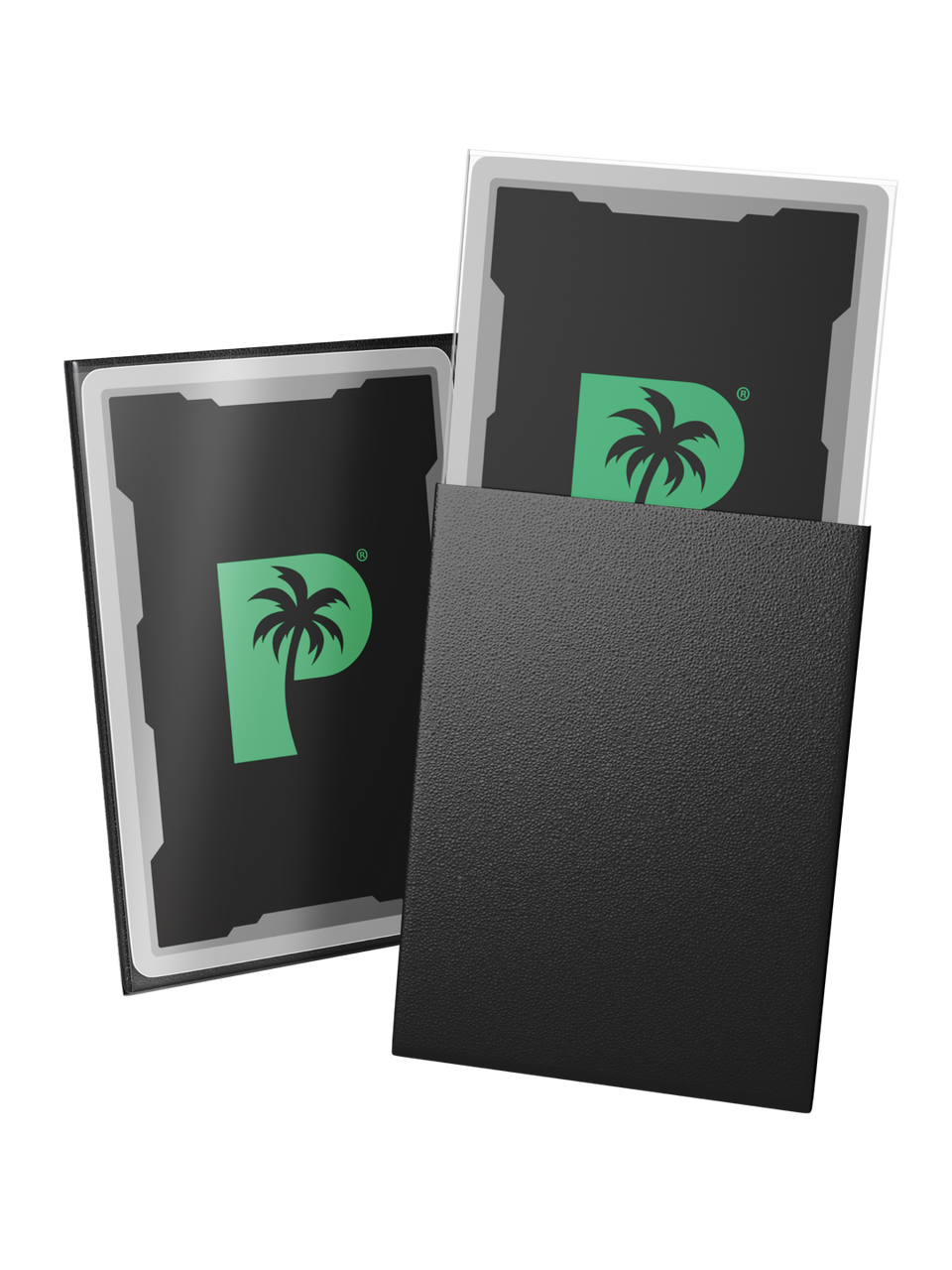 Palms Off Gaming Blackout Deck Sleeves 100pc Black
