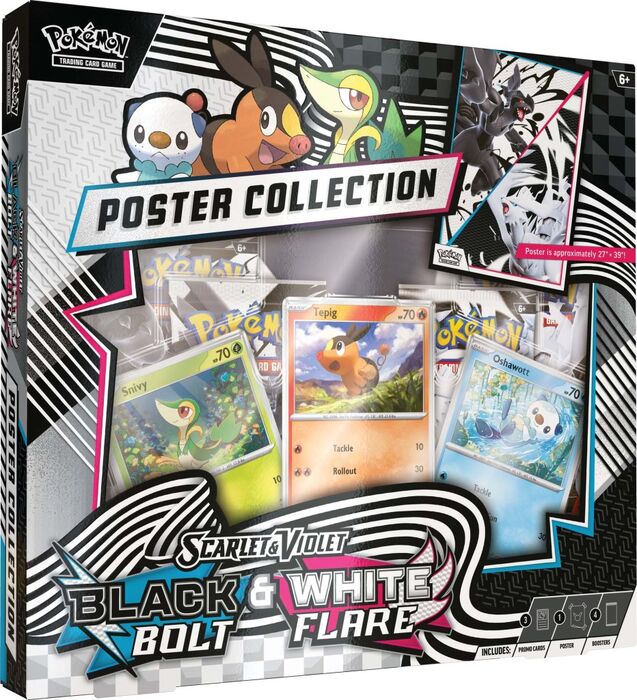 Black Bolt and White Flare Unova Poster Collection