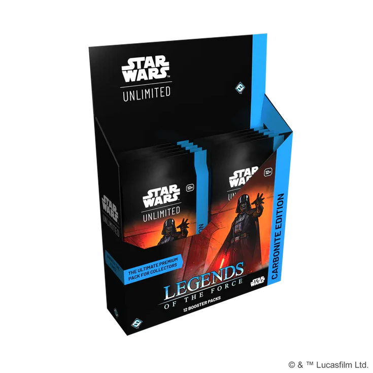 Star Wars Unlimited - Legends of the Force Carbonite Booster Display