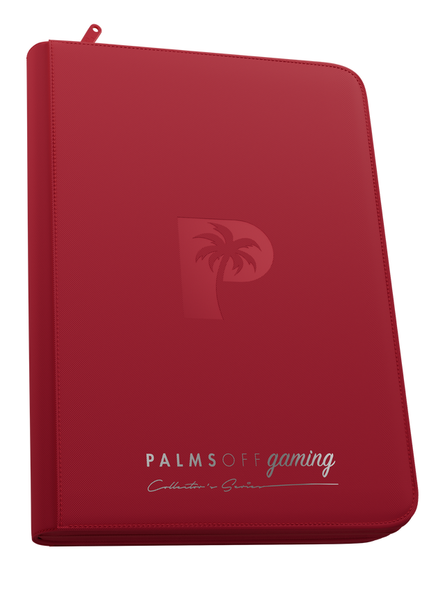 Collector's Series TOP LOADER Zip Binder - Red