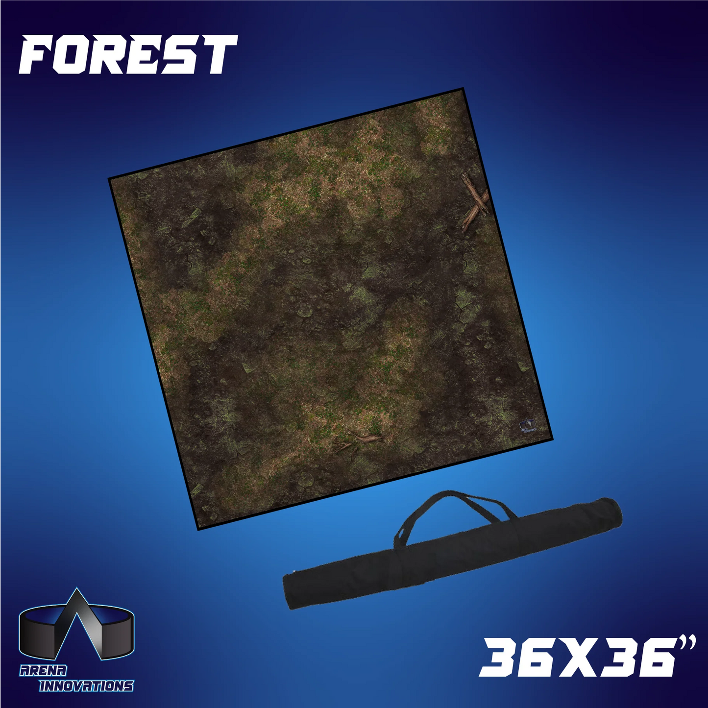 Gaming Arena Gaming Mat: 36x36" - Forest