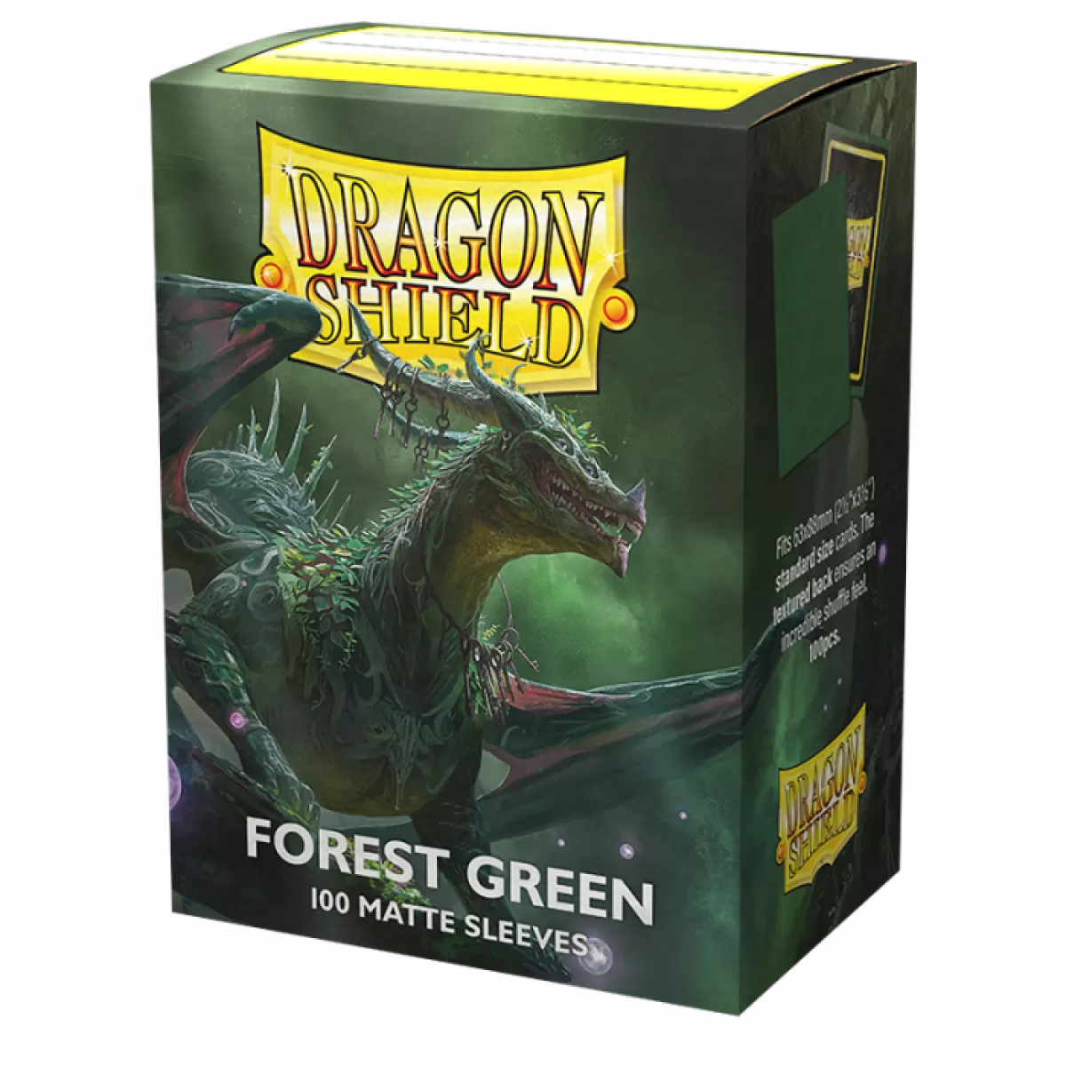 Dragon Shield Sleeves - Box 100 - Forest Green MATTE