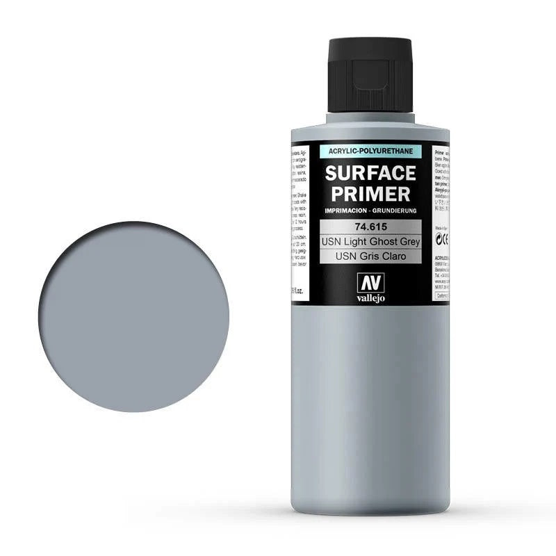 Vallejo - Surface Primer - Usn Light Ghost Grey Fs36375 200ml - 246750