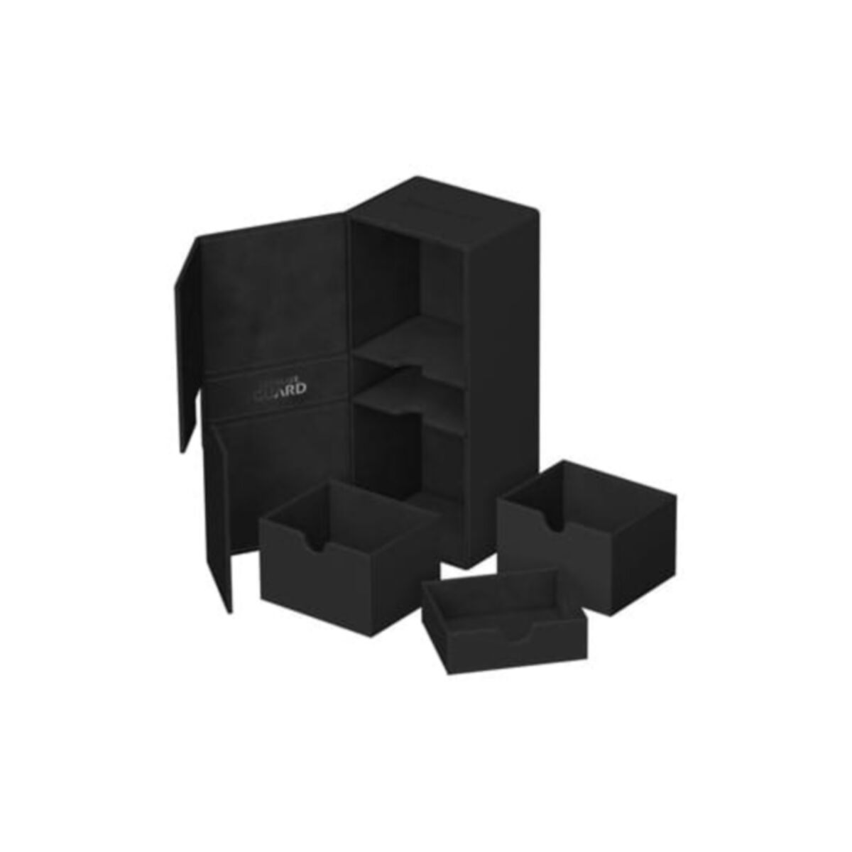 Ultimate Guard Twin Flip n Tray Deck Case 266+ Xenoskin Black Deck Box