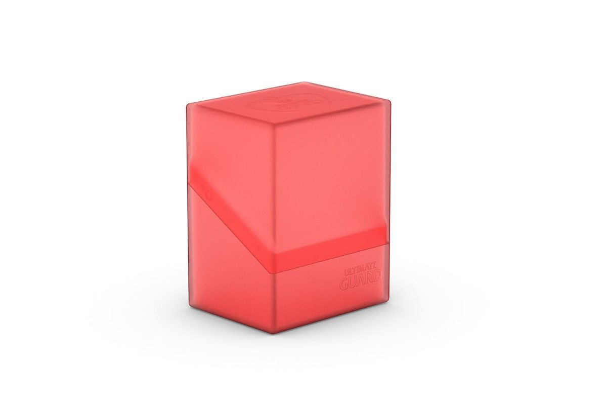 Ultimate Guard Boulder Deck Case 80+ Standard Size Ruby Deck Box
