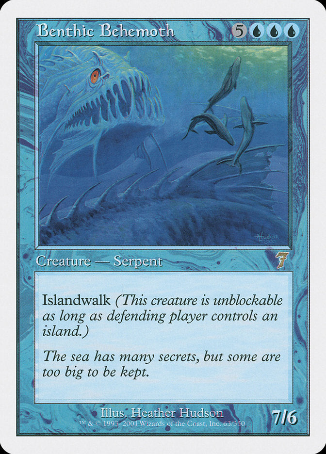 Benthic Behemoth [Seventh Edition] Foil