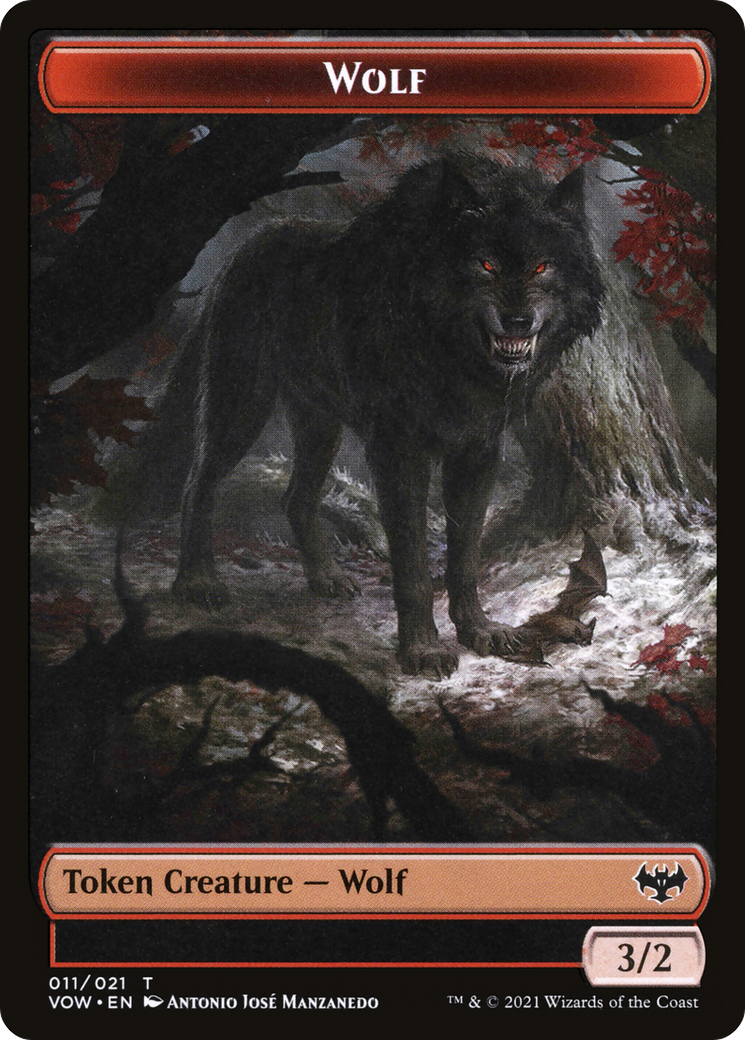 Wolf  [Innistrad: Crimson Vow Tokens]