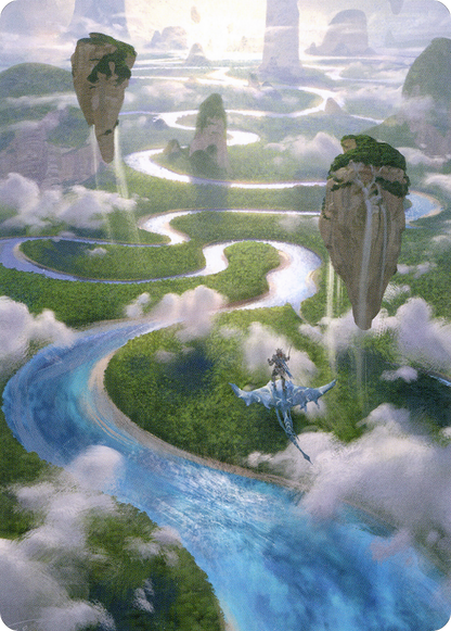 Clearwater Pathway // Clearwater Pathway  [Zendikar Rising Art Series] (Borderless) Foil