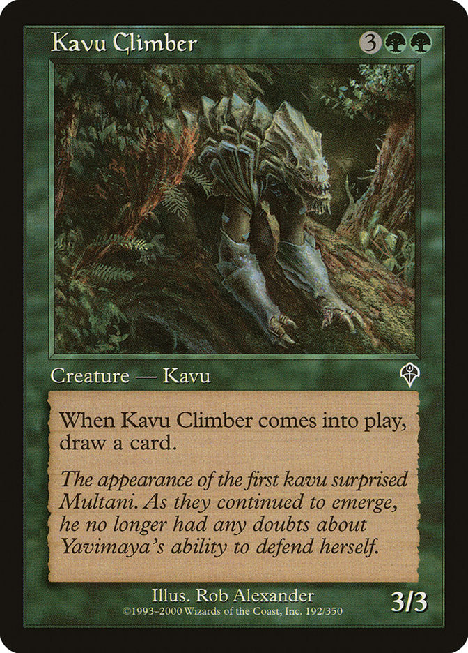 Kavu Climber [Invasion] Foil