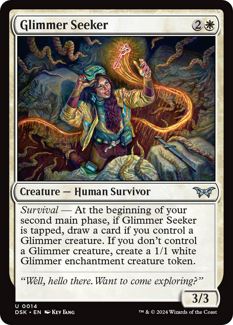Glimmer Seeker [Duskmourn: House of Horror] Foil