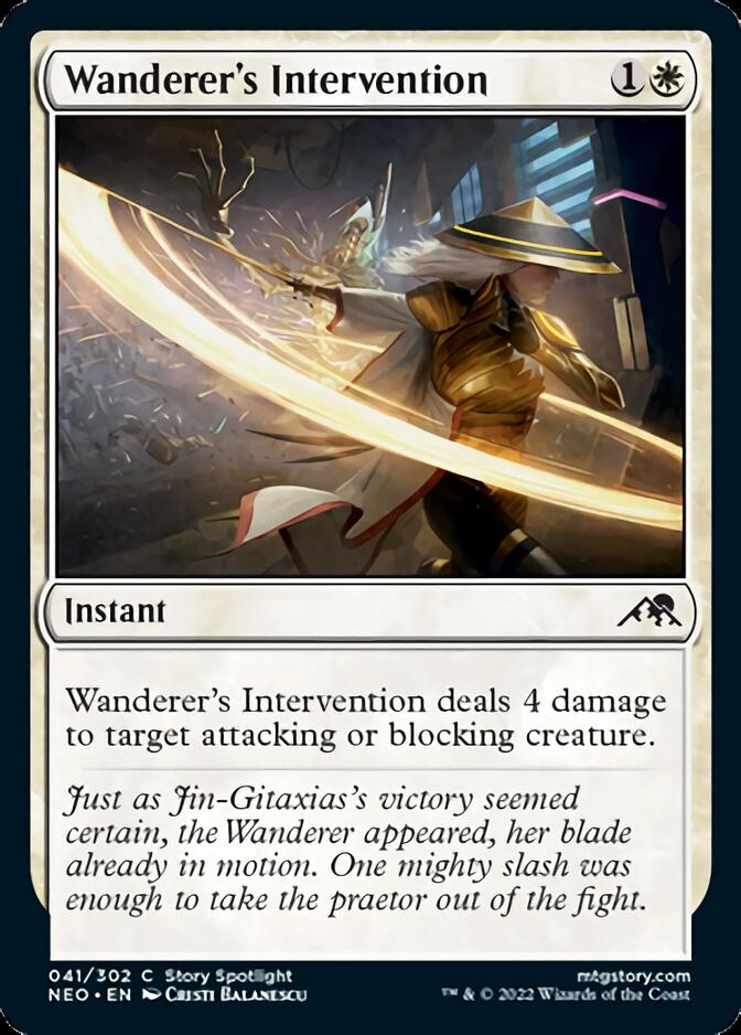 Wanderer's Intervention [Kamigawa: Neon Dynasty] Foil