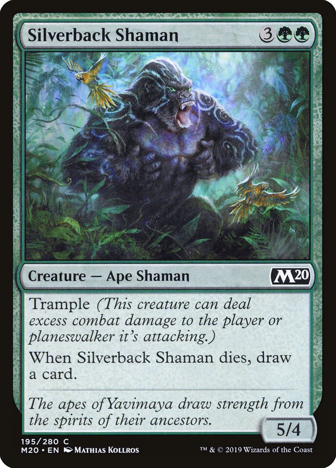 Silverback Shaman [Core Set 2020] Foil