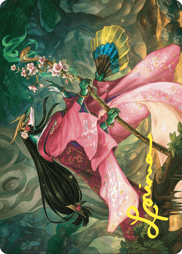 Sakiko, Mother of Summer // Sakiko, Mother of Summer  [Commander Masters Art Series] (Borderless) Foil