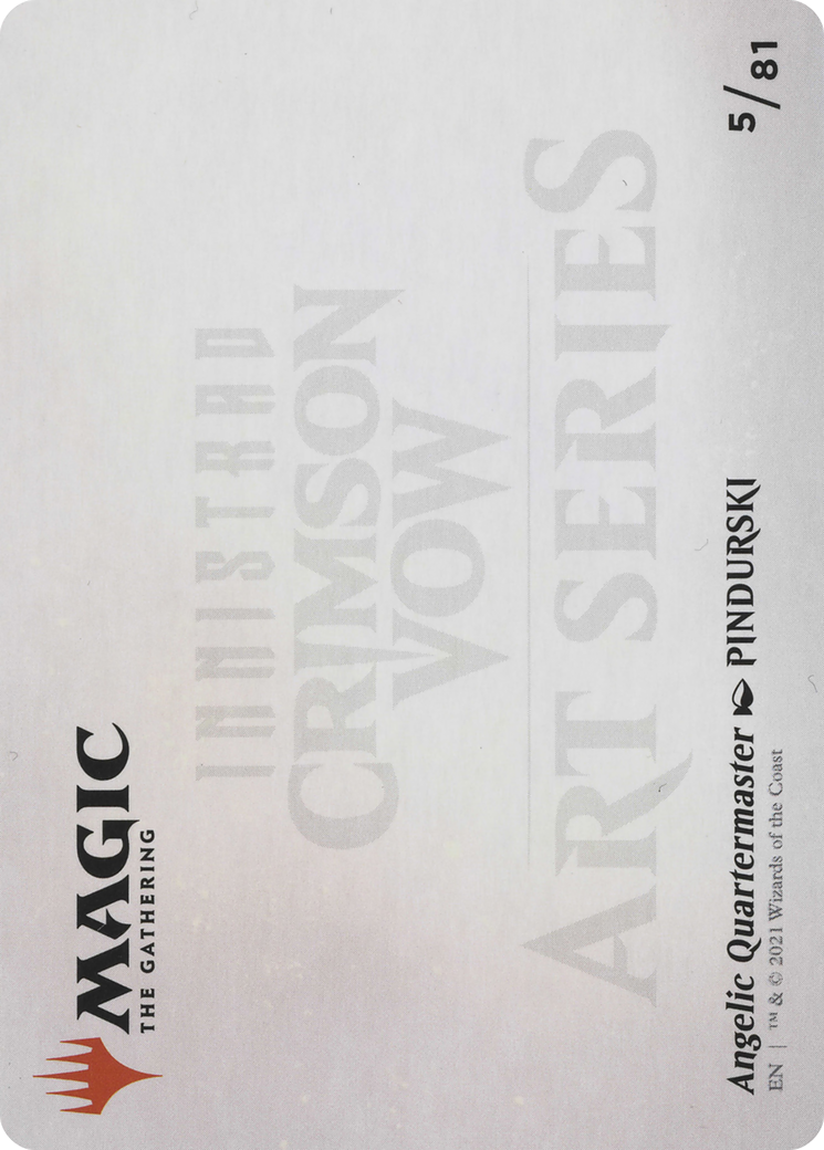 Angelic Quartermaster // Angelic Quartermaster  [Crimson Vow Art Series] (Borderless)