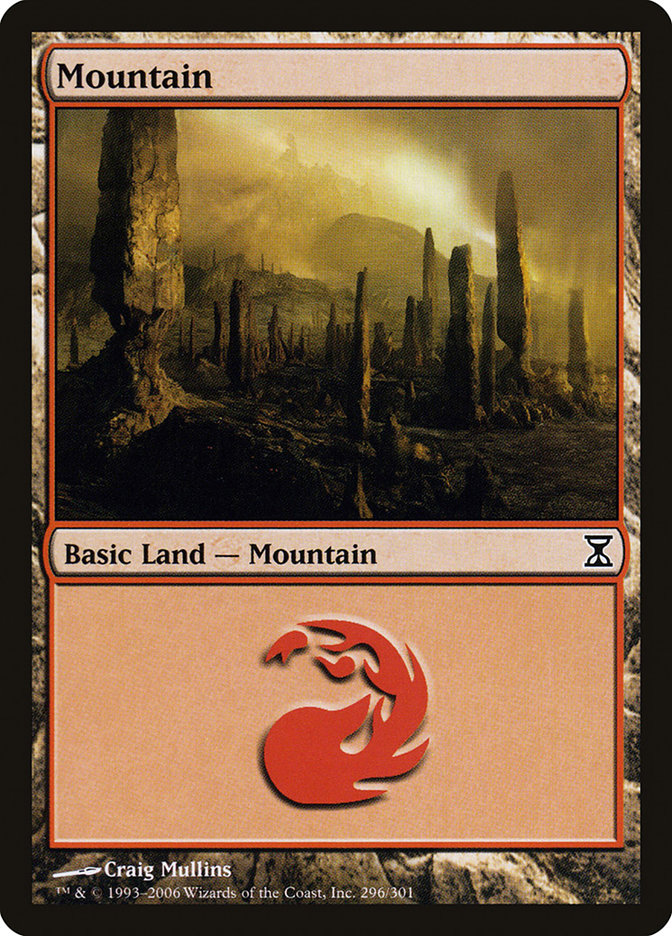 Mountain (296) [Time Spiral] Foil