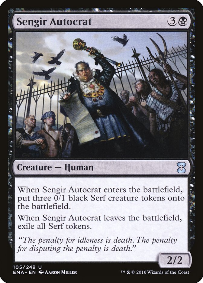 Sengir Autocrat [Eternal Masters] Foil